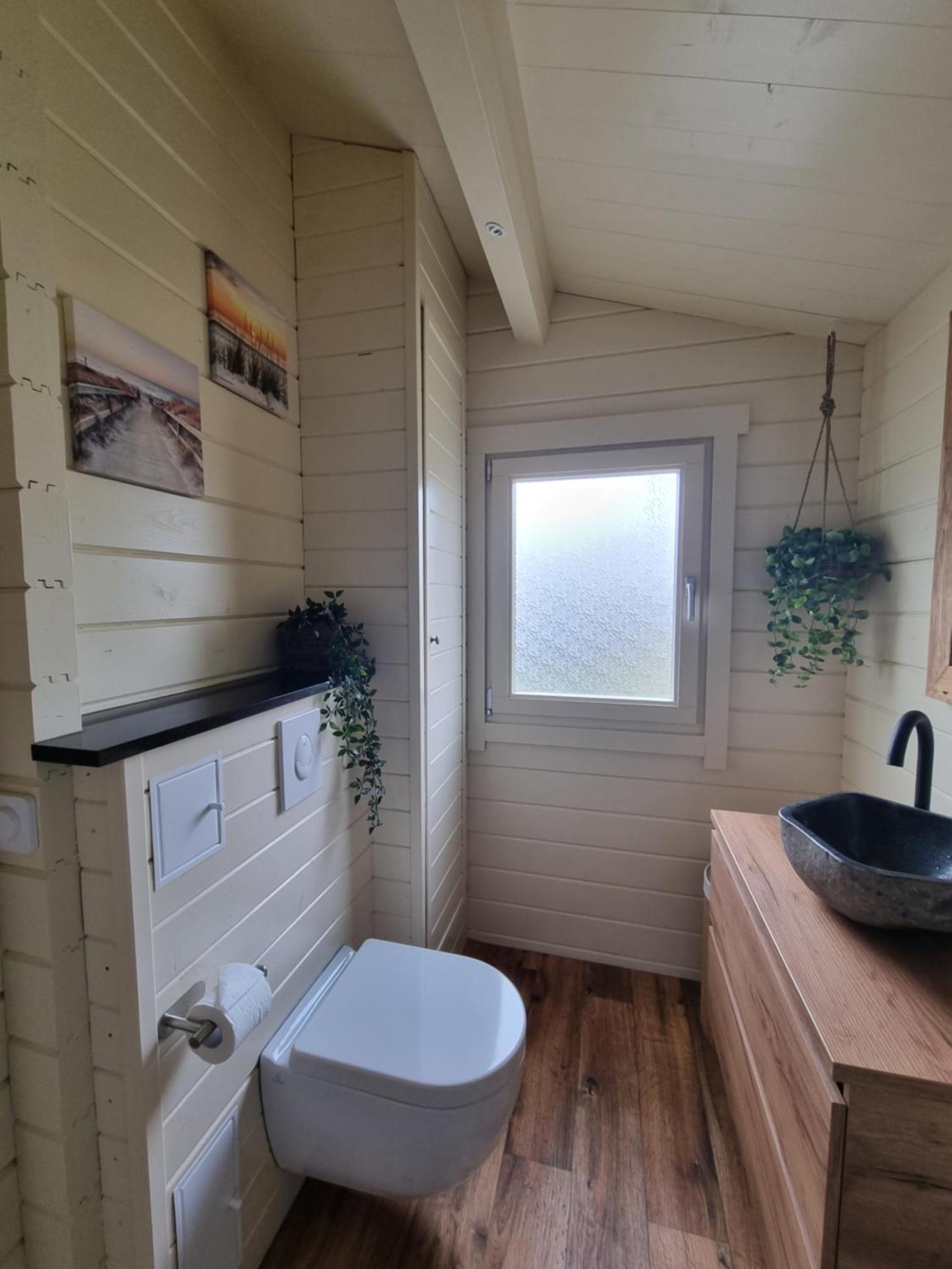Nieuw - Luxe Blokhut Chalet In Bosrijke Omgeving Anloo Exterior foto