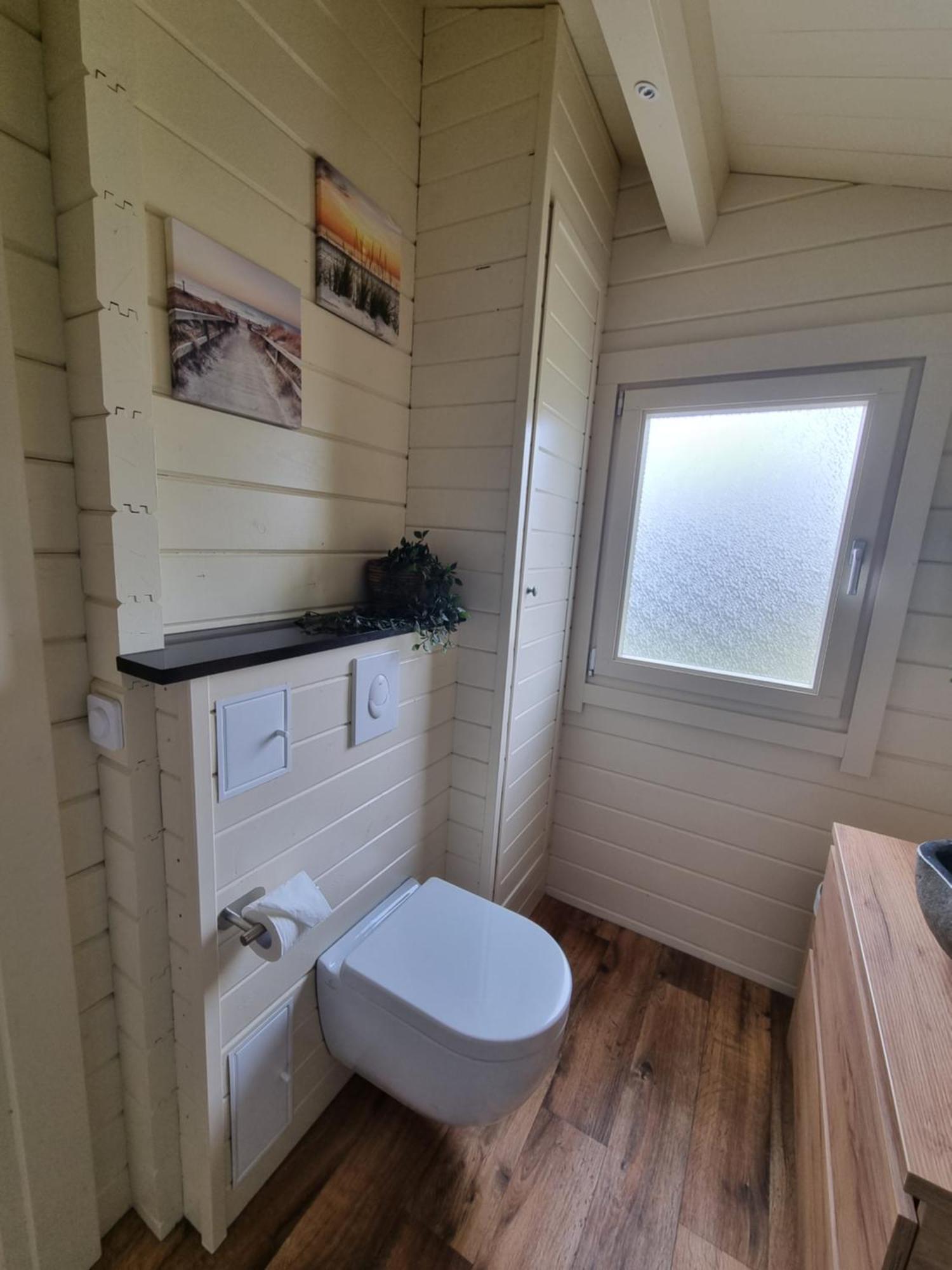 Nieuw - Luxe Blokhut Chalet In Bosrijke Omgeving Anloo Exterior foto